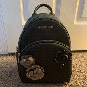 Micheal Kors Backpack with flowers